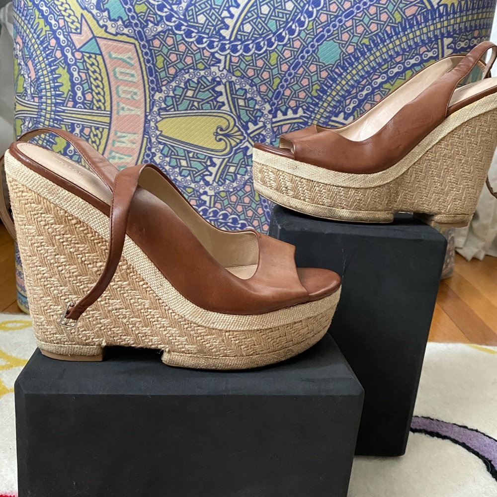 Zara wedge heels